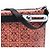 LOEWE Borsa Missy in pelle Anagram Repeat arancione piccola - vista 6