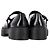 Stuart Weitzman Nolita Mary Janes con Piattaforma in Pelle Verniciata Nera Nero - vista 5