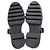 Stuart Weitzman Nolita Mary Janes con Piattaforma in Pelle Verniciata Nera Nero - vista 6