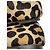 Bailarinas de punta afilada con estampado de leopardo Michael Kors en pelo de pony beige Castaño - vista 9