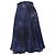 Falda Mini Circular Impresa Ralph Lauren en Seda Azul Marino - vista 2