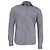 Loro Piana Button-Down Langarmhemd aus grauer Baumwolle