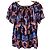 Autre Marque Blusa de Power Net con estampado de mariposa de Vivienne Tam Multicolor - vista 2