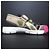 Sandali in rete Velcro Gucci Multicolore Beige - vista 3