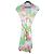 Autre Marque Blumenmusterkleid LEONARD FASHION Weiß