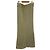 Autre Marque Lange Strickrock aus laminiertem Mischfarben ebure Golden