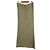 Autre Marque Lange Strickrock aus laminiertem Mischfarben ebure Golden - Ansicht 2