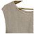 Autre Marque Gilet in maglia di garza POPCORN RASCHEL Beige - vista 3