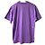 Everyday Camiseta de algodón con logo bordado de Balenciaga Púrpura - vista 2