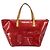 LOUIS VUITTON Borsa Bellevue PM Monogram Vernis Pomme D'amour M93583 Auth 162944 Rosso - vista 2