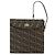 Borsa a mano in tela Zucca FENDI nera e marrone Auth 159734 Nero - vista 13