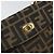 Borsa a mano in tela Zucca FENDI nera e marrone Auth 159734 Nero - vista 18