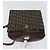 Borsa a mano in tela Zucca FENDI nera e marrone Auth 159734 Nero - vista 9