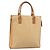 Céline Borsa a mano in tela Macadam CELINE PVC Beige Oro Auth 161381 D'oro