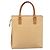 Céline Borsa a mano in tela Macadam CELINE PVC Beige Oro Auth 161381 D'oro - vista 2