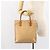 Céline Borsa a mano in tela Macadam CELINE PVC Beige Oro Auth 161381 D'oro - vista 22