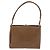 Gucci Bolsa de Ombro de Couro Marrom Dourado Auth 161660 - vista 13