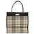 Burberry Nova Check Handtasche aus Canvas Blau Silber Authentisch 161282 - Ansicht 13