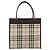 Burberry Nova Check Handtasche aus Canvas Blau Silber Authentisch 161282 - Ansicht 2