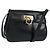 Borsa a Spalla Gancini in Pelle Nera e Oro Salvatore Ferragamo Auth 160020 Nero D'oro