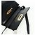 Borsa a Spalla Gancini in Pelle Nera e Oro Salvatore Ferragamo Auth 160020 Nero D'oro - vista 18
