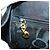 Borsa a Spalla Gancini in Pelle Nera e Oro Salvatore Ferragamo Auth 160020 Nero D'oro - vista 21