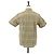Camisa de manga corta de algodón beige con estampado Nova Check de Burberrys Auth am10420 - vista 2