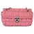 PRADA Borsa a Spalla con Catena Arricciata Nylon Rosa Argento Auth 161419 - vista 13