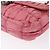 PRADA Borsa a Spalla con Catena Arricciata Nylon Rosa Argento Auth 161419 - vista 15