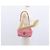 PRADA Borsa a Spalla con Catena Arricciata Nylon Rosa Argento Auth 161419 - vista 24