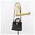 Borsa a mano Vala in pelle 2 in 1 nera e oro Auth 161693 di Salvatore Ferragamo Nero D'oro - vista 22