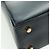 Borsa a mano in pelle Gancini Salvatore Ferragamo 2 in 1 Blu Navy Oro Auth 160979 - vista 17