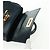 Borsa a mano in pelle Gancini Salvatore Ferragamo 2 in 1 Blu Navy Oro Auth 160979 - vista 23