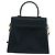 Borsa a mano in pelle Gancini Salvatore Ferragamo 2 in 1 Blu Navy Oro Auth 160979 - vista 3