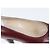 CHANEL High Heels Leder Größe 36 Bordeaux CC Auth am10330 - Ansicht 14