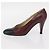 CHANEL High Heels Leder Größe 36 Bordeaux CC Auth am10330 - Ansicht 22