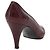 CHANEL High Heels Leder Größe 36 Bordeaux CC Auth am10330 - Ansicht 3