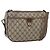 Borsa a Spalla Gucci GG Supreme Web Sherry Line PVC Beige 89 02 077 Auth 160926