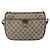 Borsa a Spalla Gucci GG Supreme Web Sherry Line PVC Beige 89 02 077 Auth 160926 - vista 13