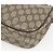 Borsa a Spalla Gucci GG Supreme Web Sherry Line PVC Beige 89 02 077 Auth 160926 - vista 16