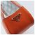 PRADA Borsa a Mano in Vinile Trasparente Argento Autentica 161719 - vista 17