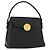VALENTINO Borsa a mano in pelle nera e oro Auth hk3312 Nero D'oro