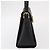 VALENTINO Borsa a mano in pelle nera e oro Auth hk3312 Nero D'oro - vista 4