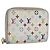 LOUIS VUITTON Monogram Multicolor Zippy Coin Purse White M93741 LV Auth 163014