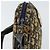 Borsa a Spalla in Tela Trotter Christian Dior Blu Navy Oro Auth 159578 D'oro - vista 10