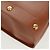 Borsa a mano in pelle Salvatore Ferragamo 2 in 1 marrone oro Auth 159378 - vista 17