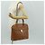 Borsa a mano in pelle Salvatore Ferragamo 2 in 1 marrone oro Auth 159378 - vista 29