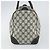 Gucci Borsa Boston GG Supreme in PVC Navy Gold Auth 162988 D'oro Blu navy - vista 3