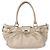Salvatore Ferragamo Gancini Hand Bag Leather Champagne Gold Silver Auth 161013 Silvery Golden - view 13