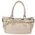 Salvatore Ferragamo Gancini Hand Bag Leather Champagne Gold Silver Auth 161013 Silvery Golden - view 2
